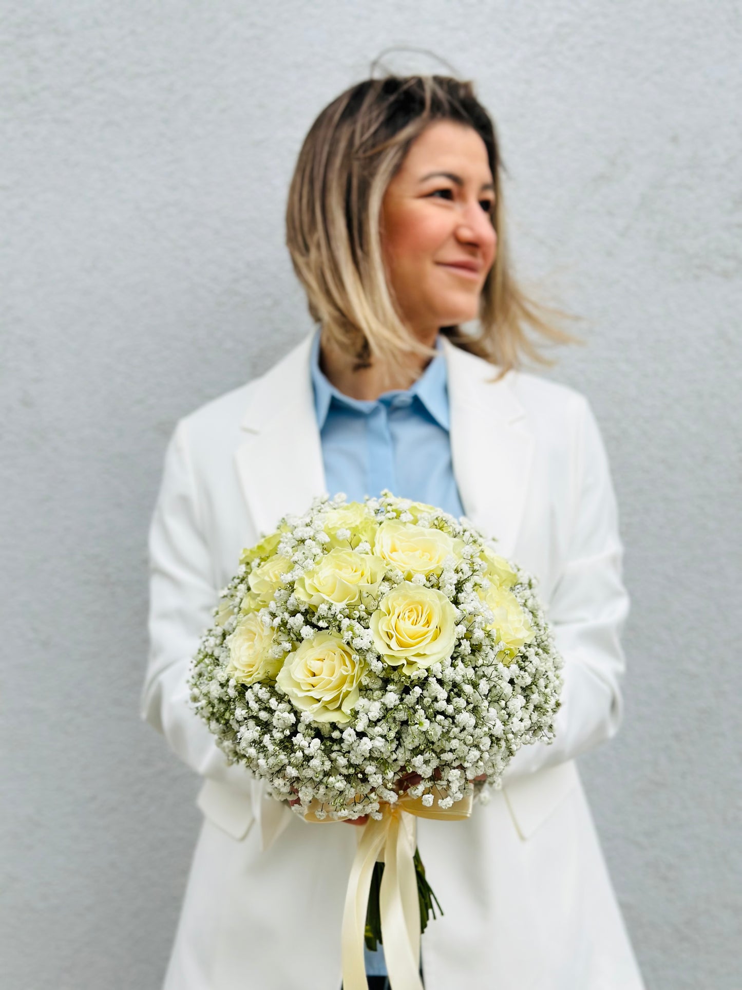 Buchet pure white